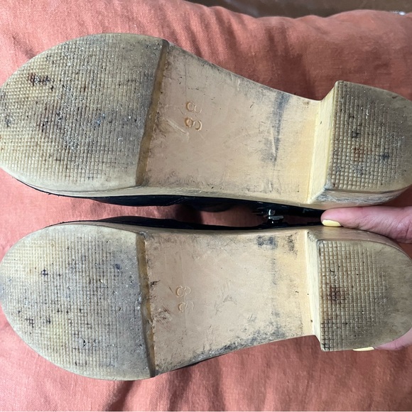 Black Leather Ankle Boots - Picture 3 of 4